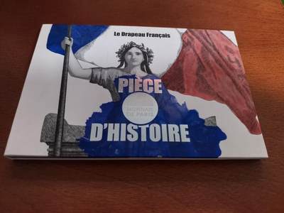 长老汇蛇年精选第八十八场拍卖 - 2019法国法国国旗50欧元彩色精制银币，卡装，41克900银，1500套