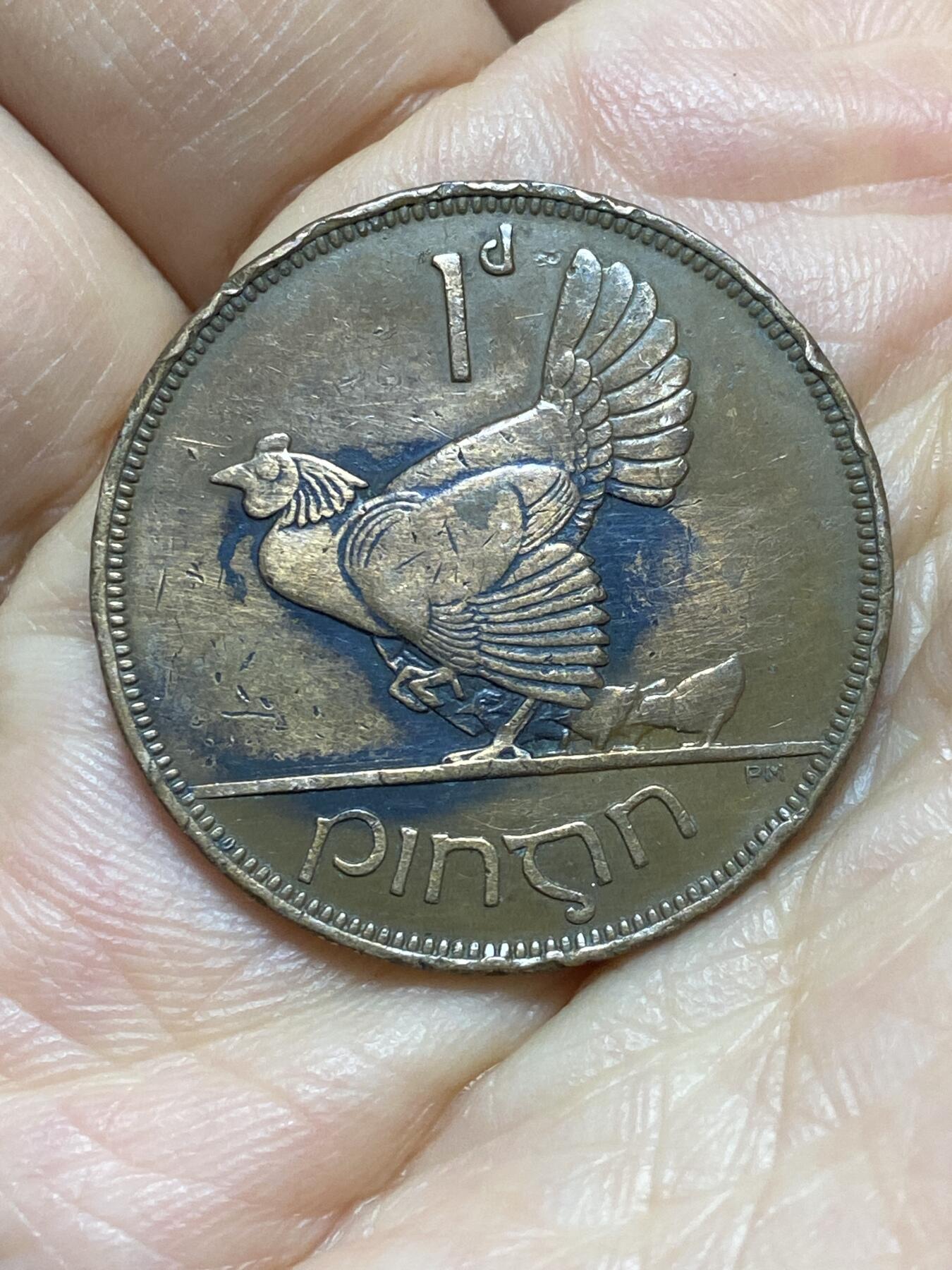 2025年第一百四十三场(总第一百六十九场）外国好品散币场(免佣金) 爱尔兰1935年1便士(英辖自由邦时期)