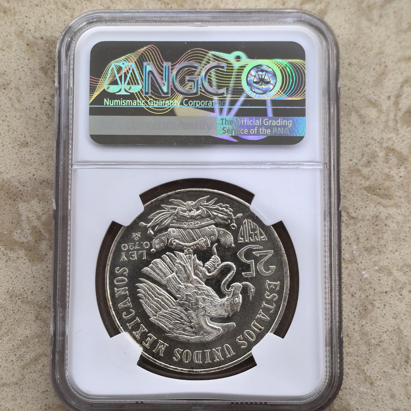 道一币馆币章第一百六十场 NGC MS66 墨西哥1968年奥运会25比索纪念银币