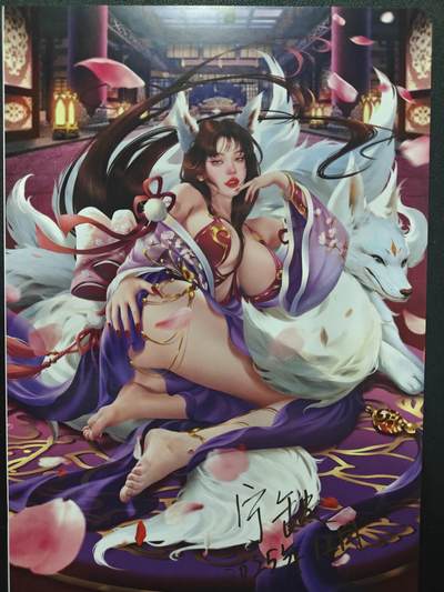 天玑星卡拍第155期《12.29年终场周一截拍》持续收拍收评中 满赠卡需备注 - 【亲签大卡】宁缺卡牌 神话传说 苏妲己 A4复制画 直角难免瑕疵介意勿拍