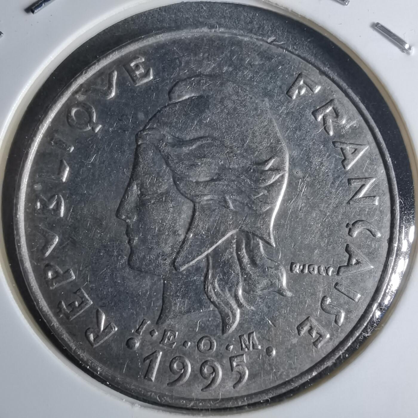 沼泽如烟--第947场 法属波利尼西亚1995年20法郎