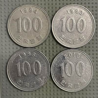 2025年第149场各国散币拍卖（总第149场） - 韩国100韩元4枚