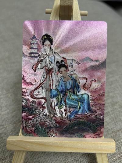 喜灰玩卡第二期免佣金（有需要代拍的卡友可联系免佣金） - 启读文化孙强老师中福会场八仙特卡粗闪白素贞小青卡一张