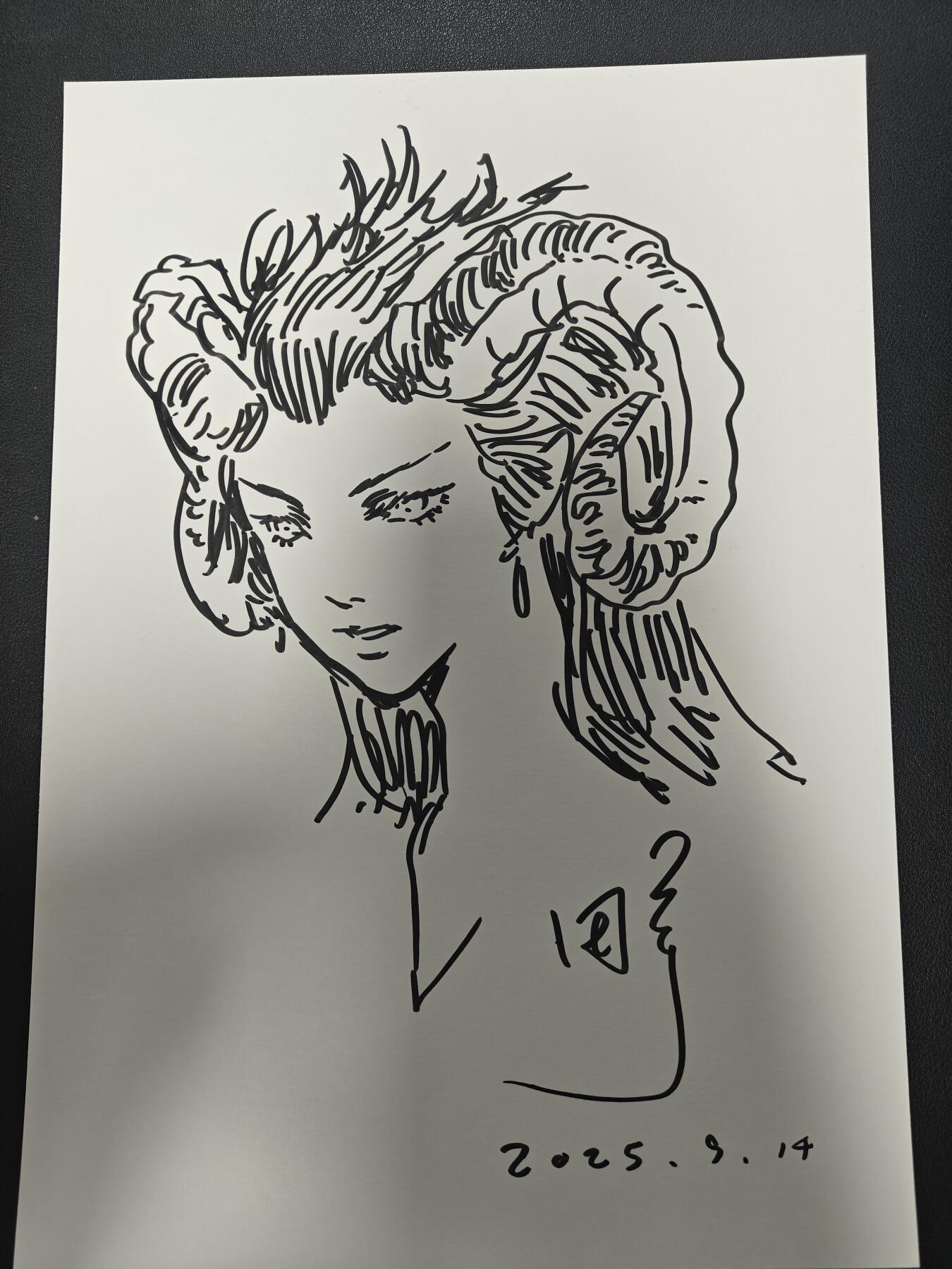 天玑星卡拍第155期《12.29年终场周一截拍》持续收拍收评中 满赠卡需备注 【签绘复制画】田宇 十二生肖 机甲美人 羊 A4复制画