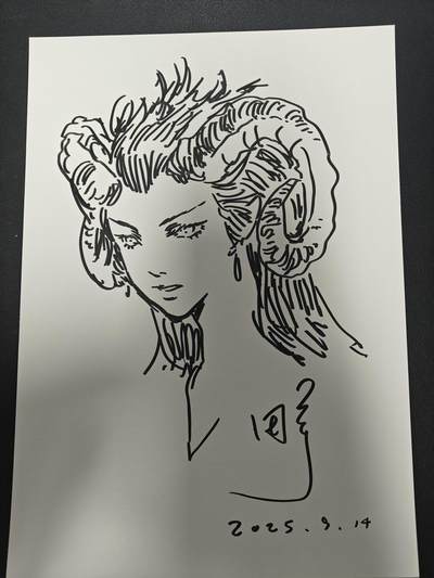 天玑星卡拍第155期《12.29年终场周一截拍》持续收拍收评中 满赠卡需备注 - 【签绘复制画】田宇 十二生肖 机甲美人 羊 A4复制画