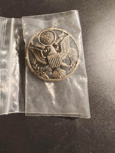 老王徽章第172期 - 美国空军大檐帽帽徽     