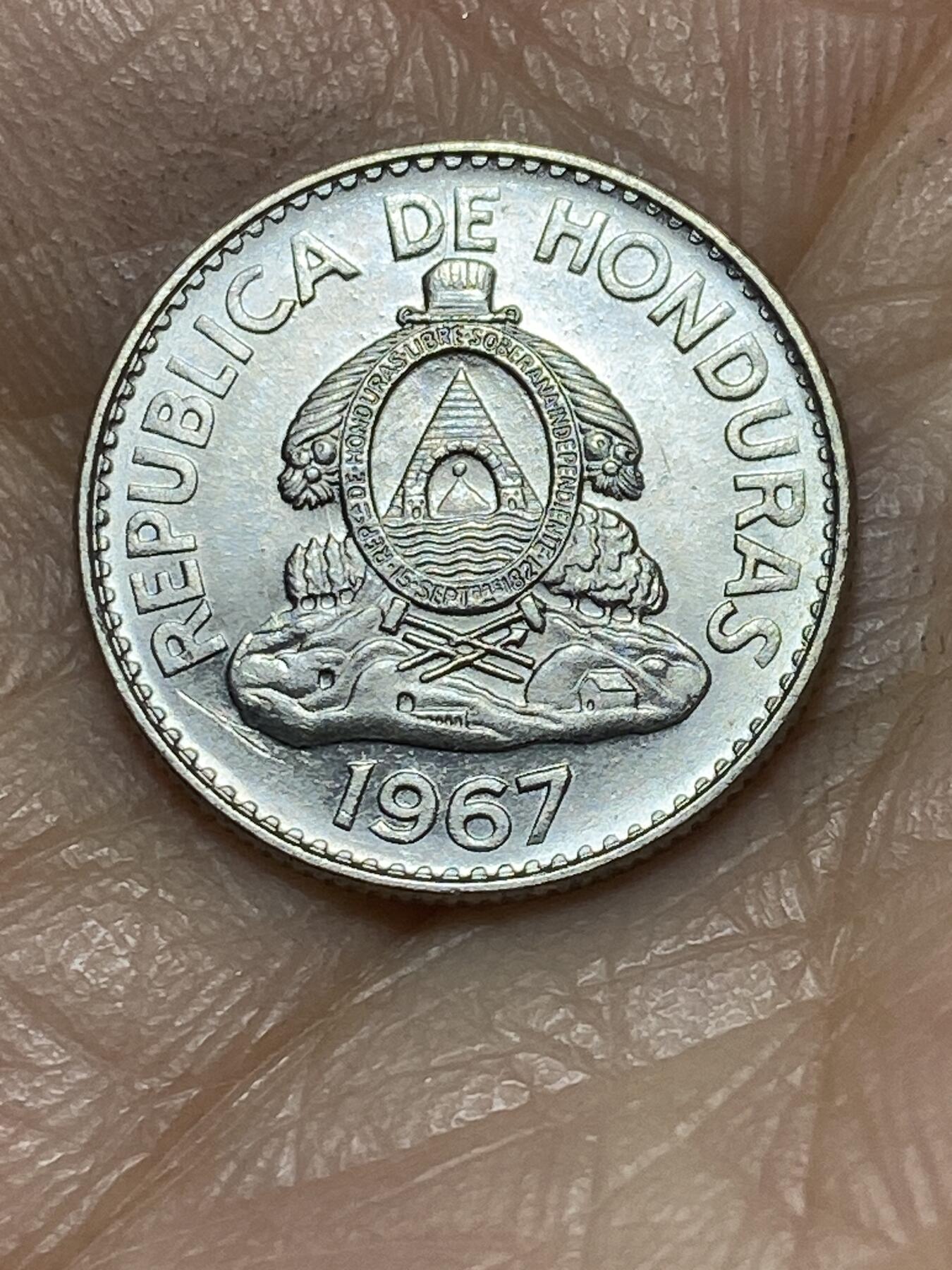 2025年第一百四十三场(总第一百六十九场）外国好品散币场(免佣金) 洪都拉斯🇭🇳1967年20分