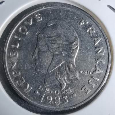 沼泽如烟--第947场 - 法属波利尼西亚1983年20法郎