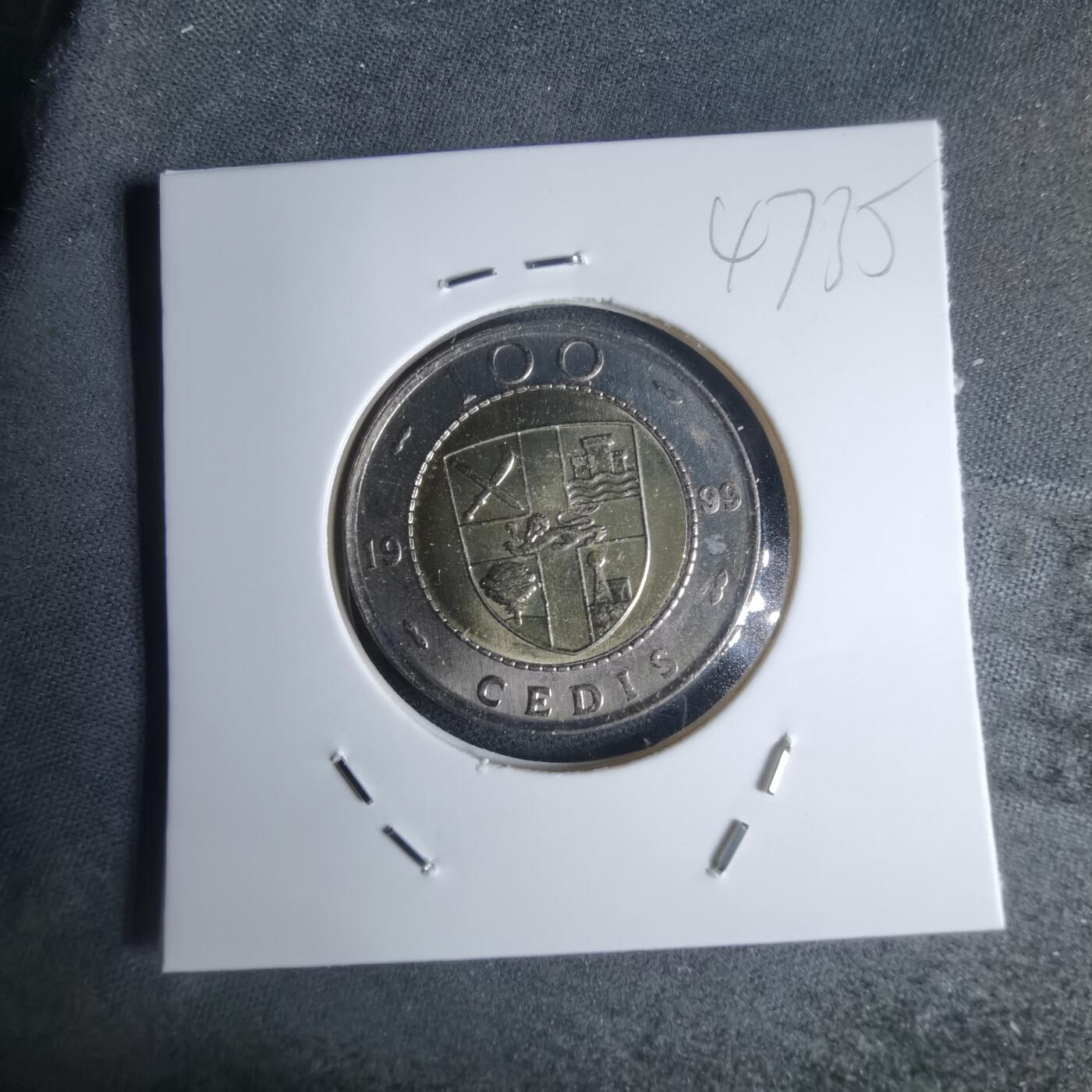 沼泽如烟--第947场 加纳1999年100塞地