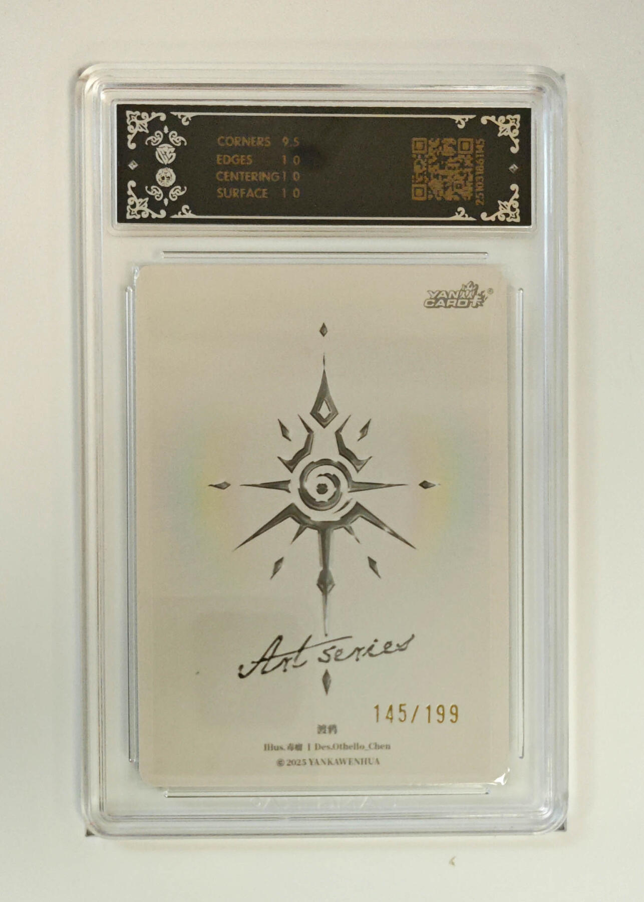 阳大大卡牌拍卖第90期（持续收拍品，周五晚上九点截拍，进群福利早知道） 【限编】焱卡文化 Art系列 毒瘤 渡鸦 145/199