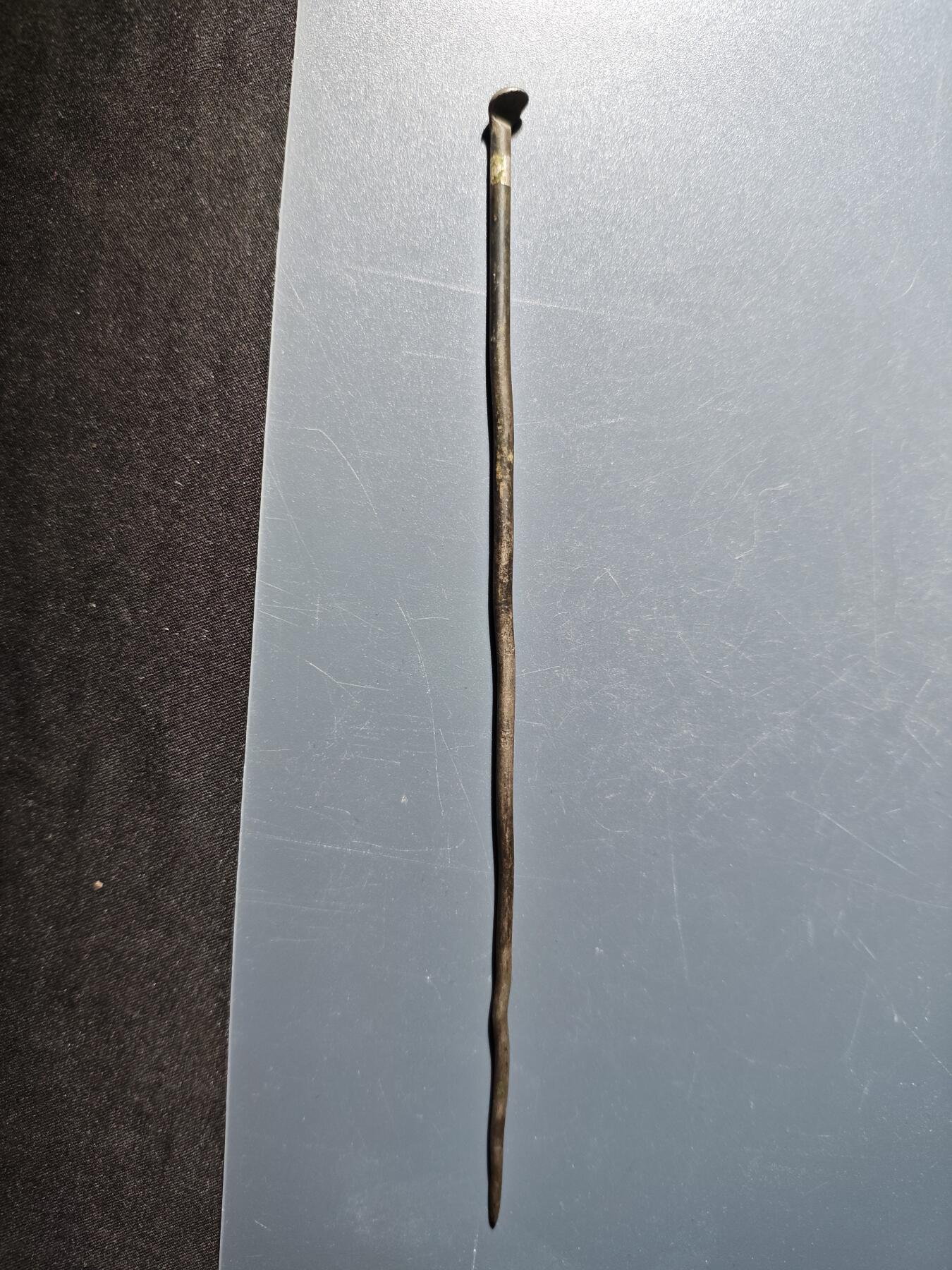 100期回流戒指饰品杂件纪念章丝路钱币专场 清代银香料勺