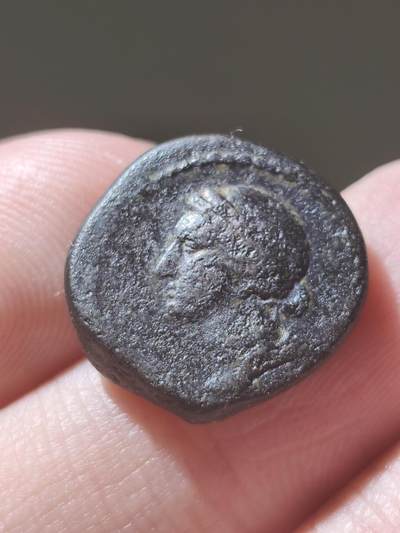 星盘世界钱币2026一月十日新年古典精品大拍 精彩纷呈 - 稀有！罗马自发行铜币 太阳神阿波罗与棕榈枝叶  塞琉西亚/奥龙特斯河的安条克  公元68- 69年