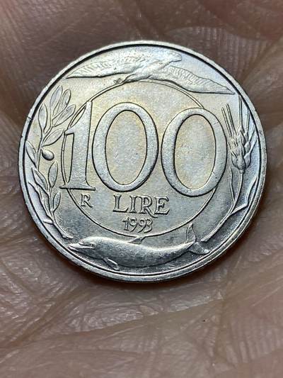 2025年第一百四十三场(总第一百六十九场）外国好品散币场(免佣金) - 意大利🇮🇹1993年100里拉
