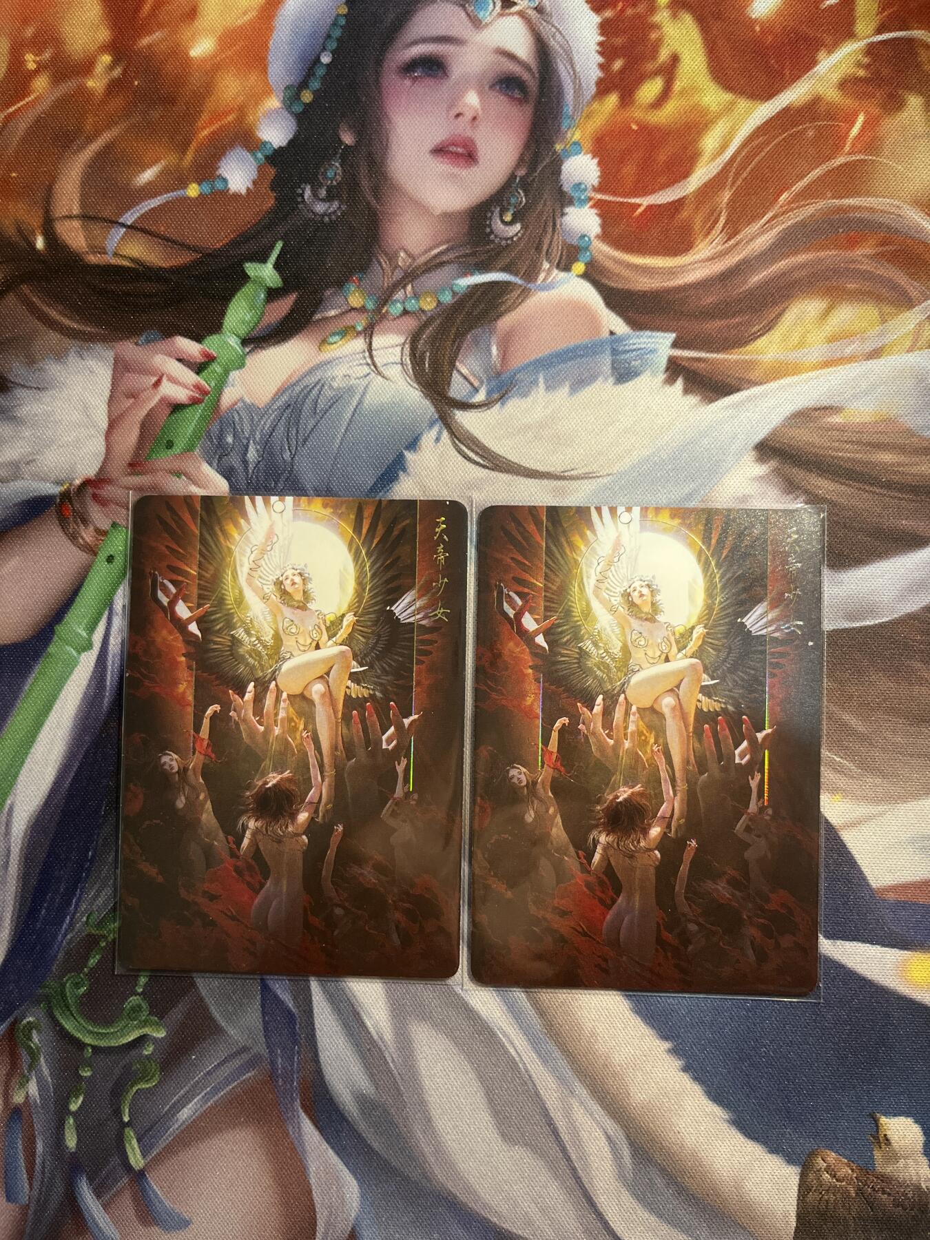 欢迎送拍、零成本上架，释放现金流，合理分配上拍卡品 【幻彩兑换卡一对】st刷子 天帝少女（异画）焱卡文化&神话中国3