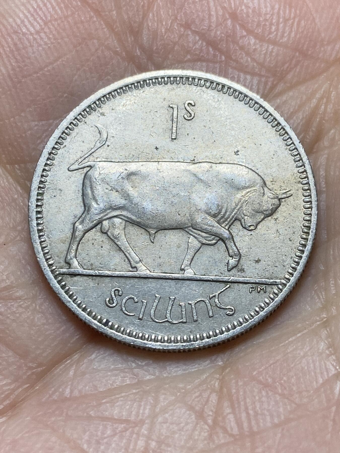 2025年第一百四十三场(总第一百六十九场）外国好品散币场(免佣金) 爱尔兰🇮🇪1966年1先令(共和国时期第一套第二版)