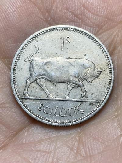 2025年第一百四十三场(总第一百六十九场）外国好品散币场(免佣金) - 爱尔兰🇮🇪1966年1先令(共和国时期第一套第二版)