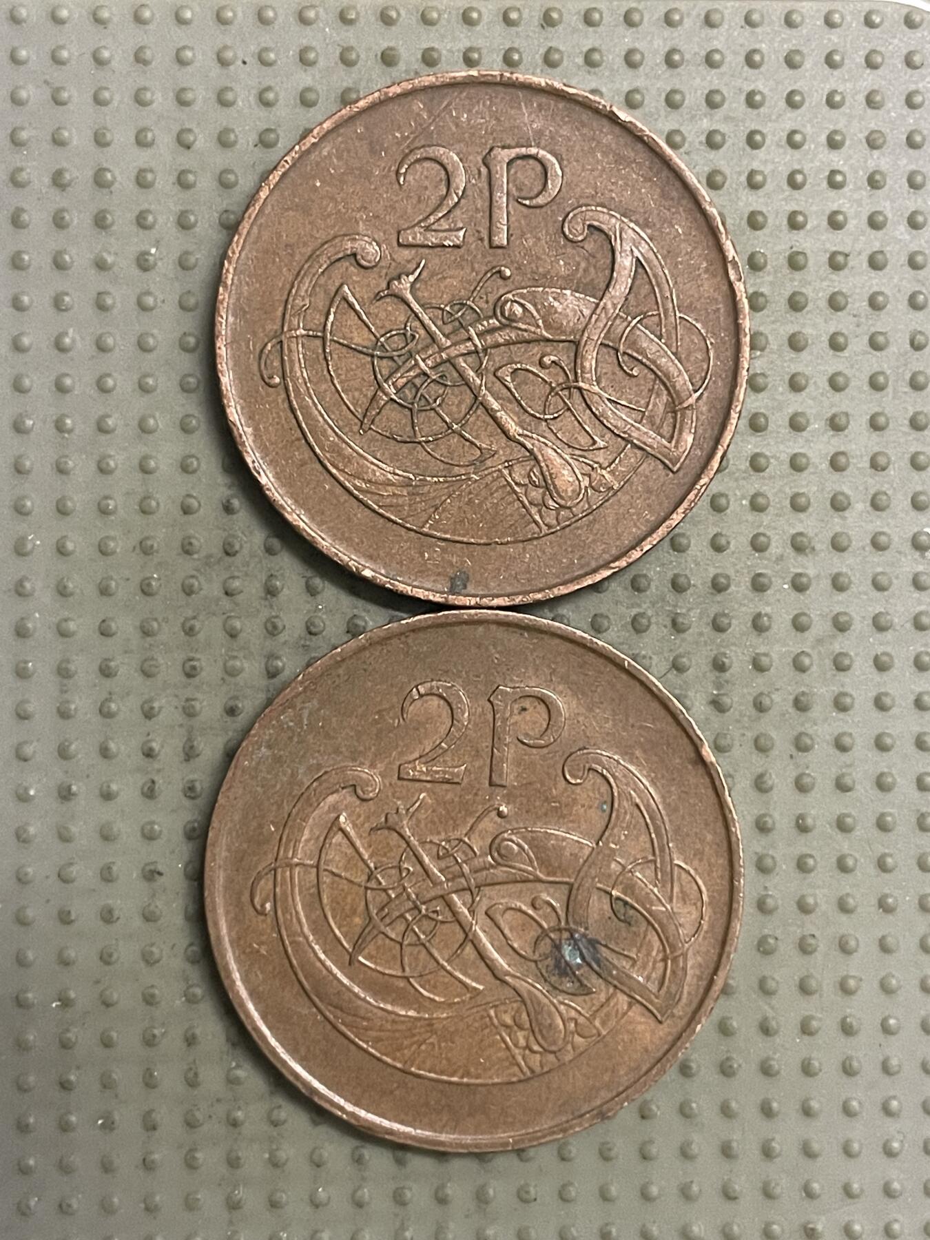 2025年第148场各国散币拍卖（总第148场） 爱尔兰1975年2便士2枚