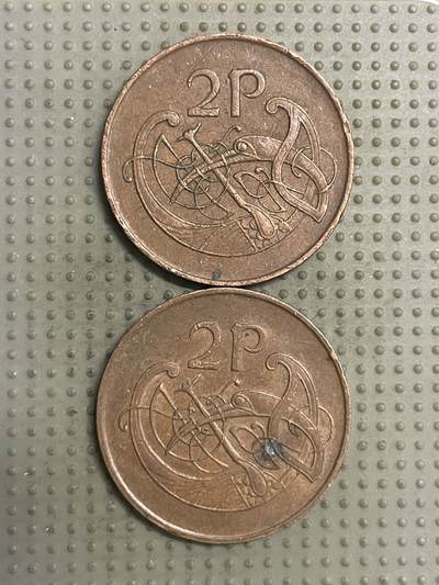 2025年第148场各国散币拍卖（总第148场） - 爱尔兰1975年2便士2枚