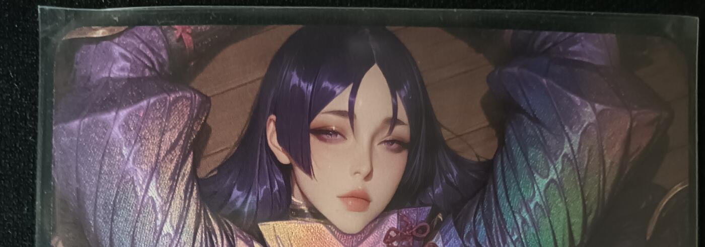 花开卡拍第53期（12月28号周日截拍，品控勿拍!!!拍品不寄存，运费5元，自制卡难免瑕疵，可能存在轻微撞角爆边等出厂瑕疵，品控介意勿拍！） 墨卡文创 艺术卡 大雷芳华雷电将军  1张 彩闪