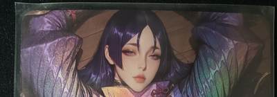 花开卡拍第53期（12月28号周日截拍，品控勿拍!!!拍品不寄存，运费5元，自制卡难免瑕疵，可能存在轻微撞角爆边等出厂瑕疵，品控介意勿拍！） - 墨卡文创 艺术卡 大雷芳华雷电将军  1张 彩闪