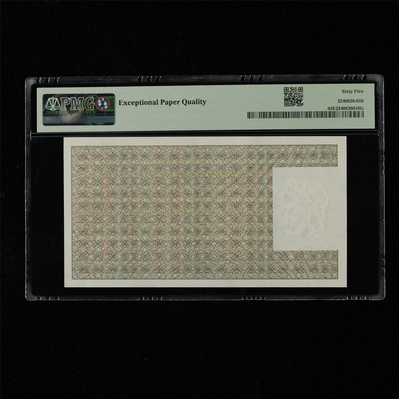 【亘邦集藏】第218期拍卖 法国测试钞10103 PMG 65EPQ 2240826-019