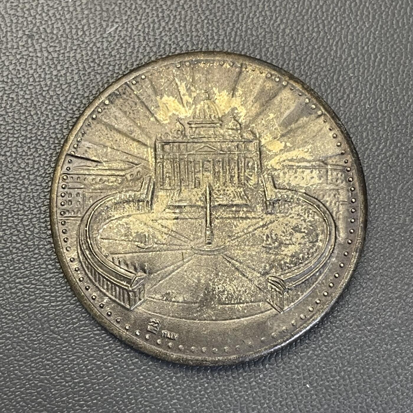 回流1228 梵蒂冈1958–1963年约翰二十三世圣彼得广场主题纪念章 