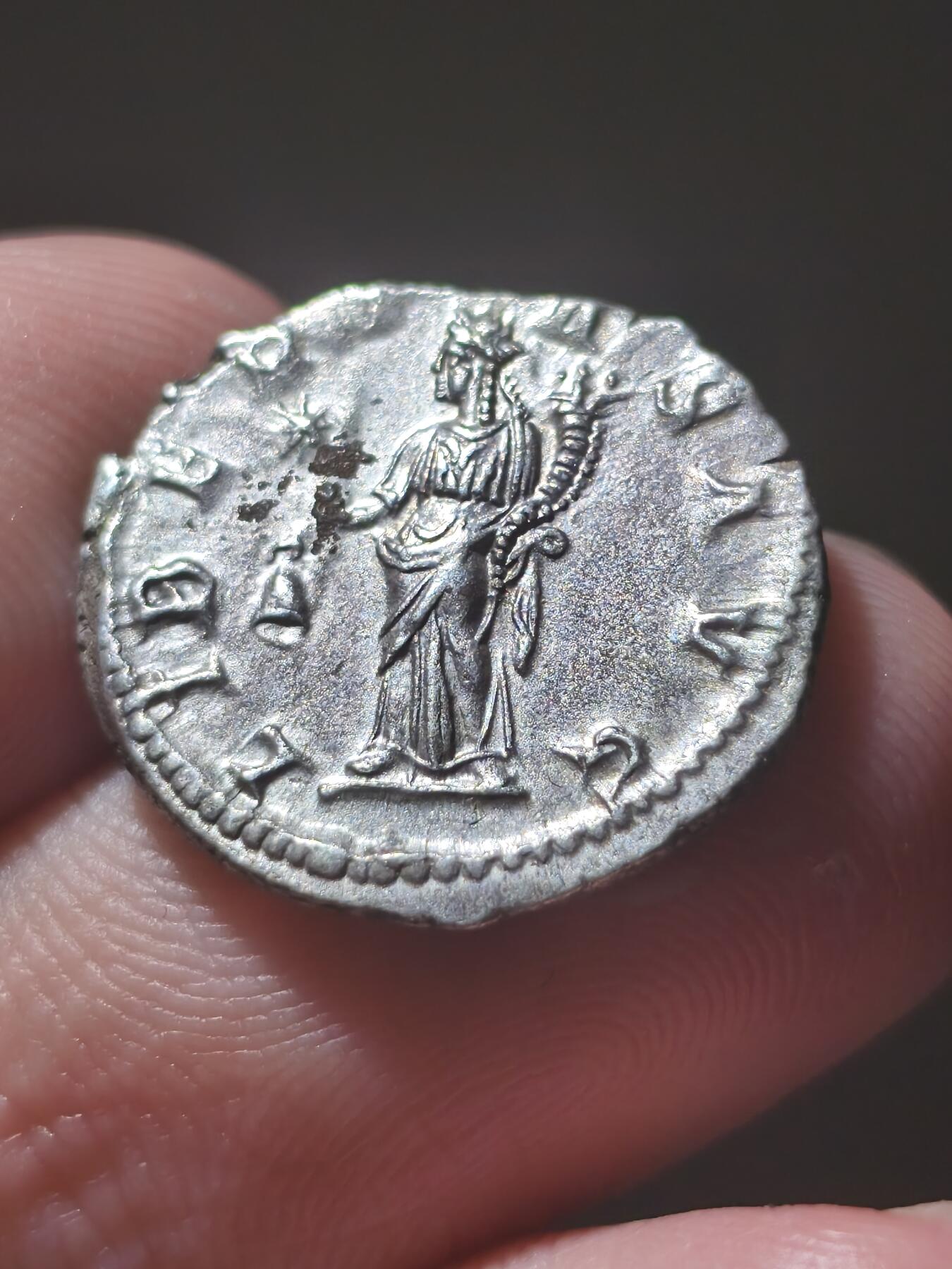 星盘世界钱币2026一月十日新年古典精品大拍 精彩纷呈 精品！古罗马 埃拉加巴路斯第纳尔银币 ，非常漂亮的品种，而且这一枚正面深的啊，胡须齐全，铭文，较为清晰，背面连女神的脸都能看得非常清楚十分难得。对于这种三世纪时期的钱币来讲，这个已经极其少见了