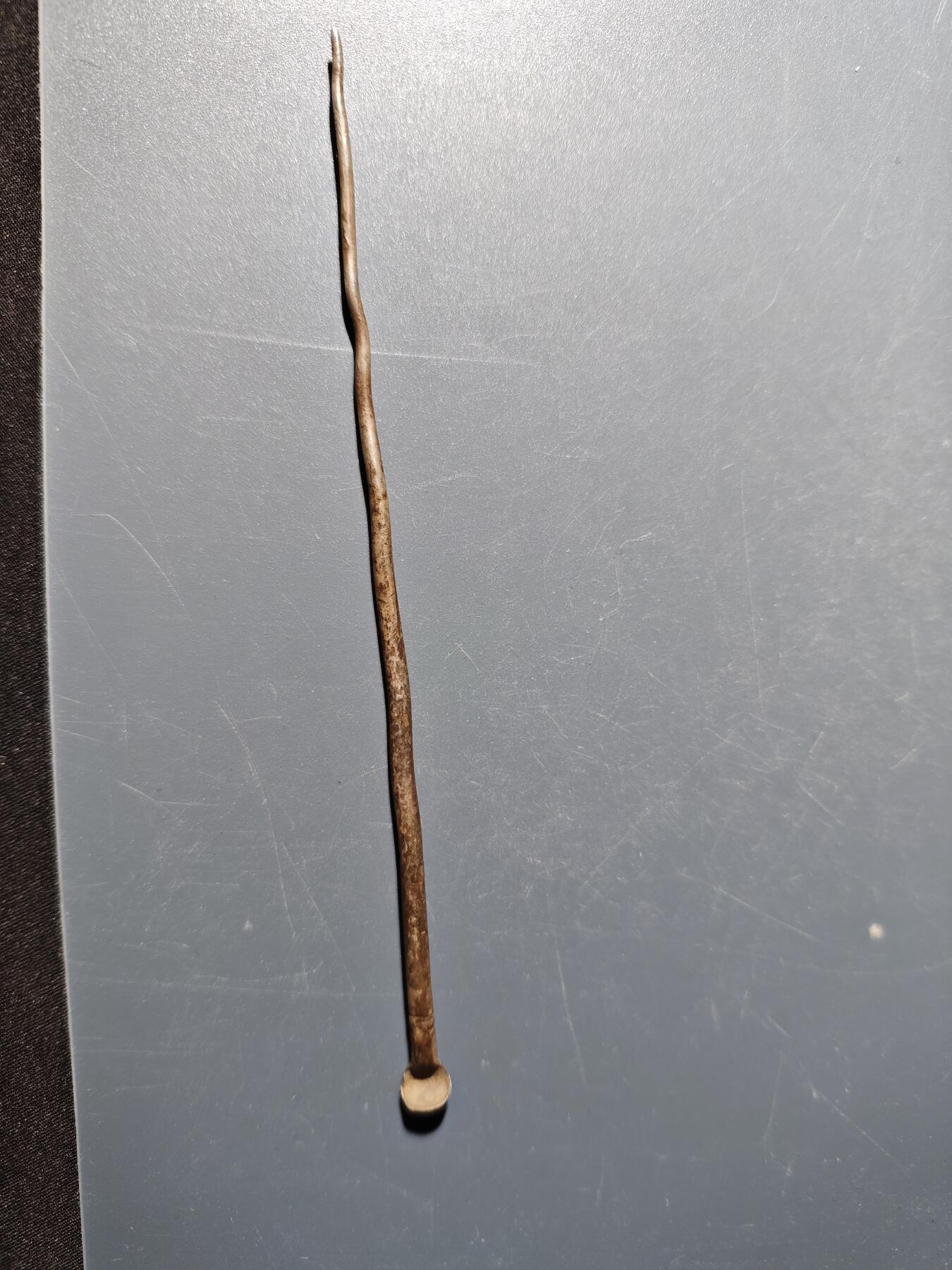 100期回流戒指饰品杂件纪念章丝路钱币专场 清代银香料勺