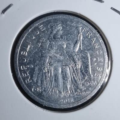 沼泽如烟--第947场 - 法属波利尼西亚2018年1法郎