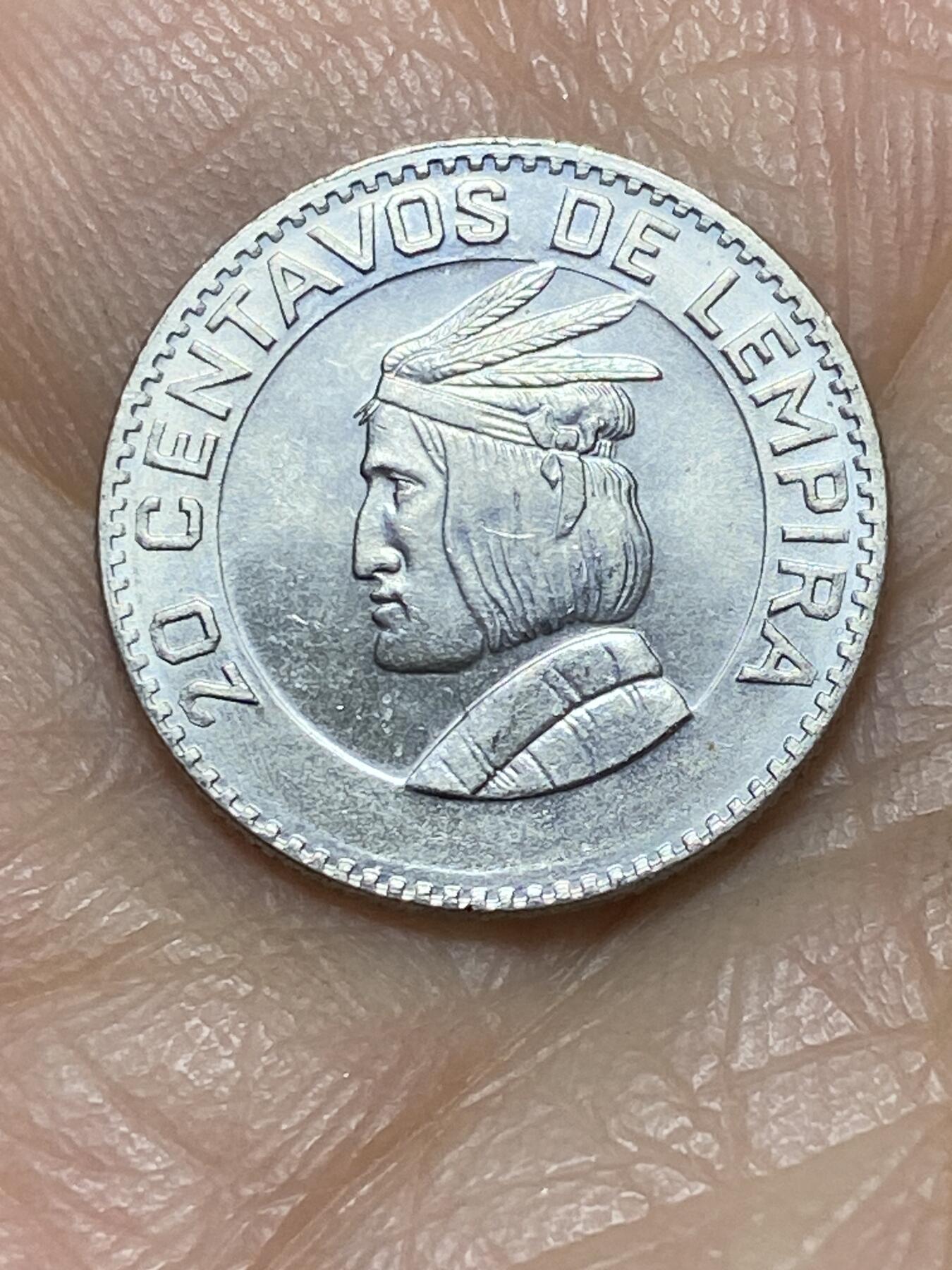 2025年第一百四十三场(总第一百六十九场）外国好品散币场(免佣金) 洪都拉斯🇭🇳1967年20分