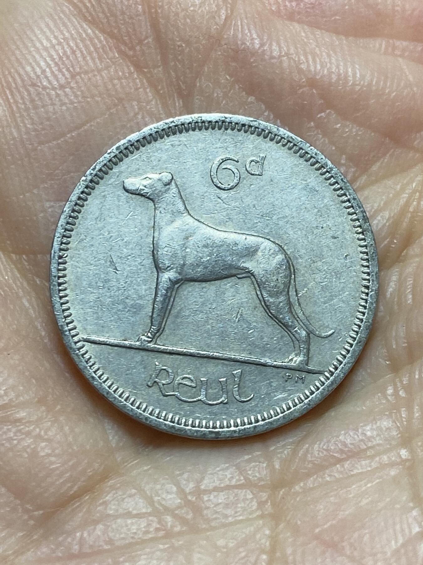 2025年第一百四十三场(总第一百六十九场）外国好品散币场(免佣金) 爱尔兰🇮🇪1964年6便士(共和国时期第一套第二版)