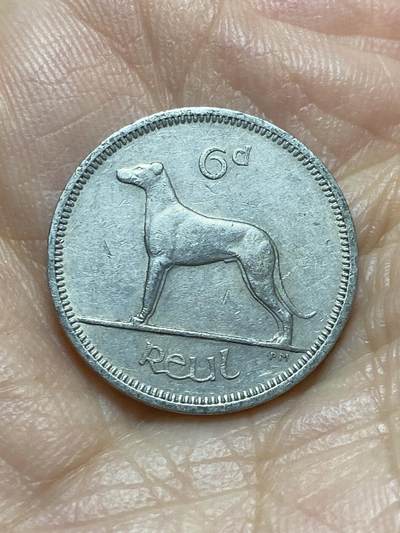 2025年第一百四十三场(总第一百六十九场）外国好品散币场(免佣金) - 爱尔兰🇮🇪1964年6便士(共和国时期第一套第二版)