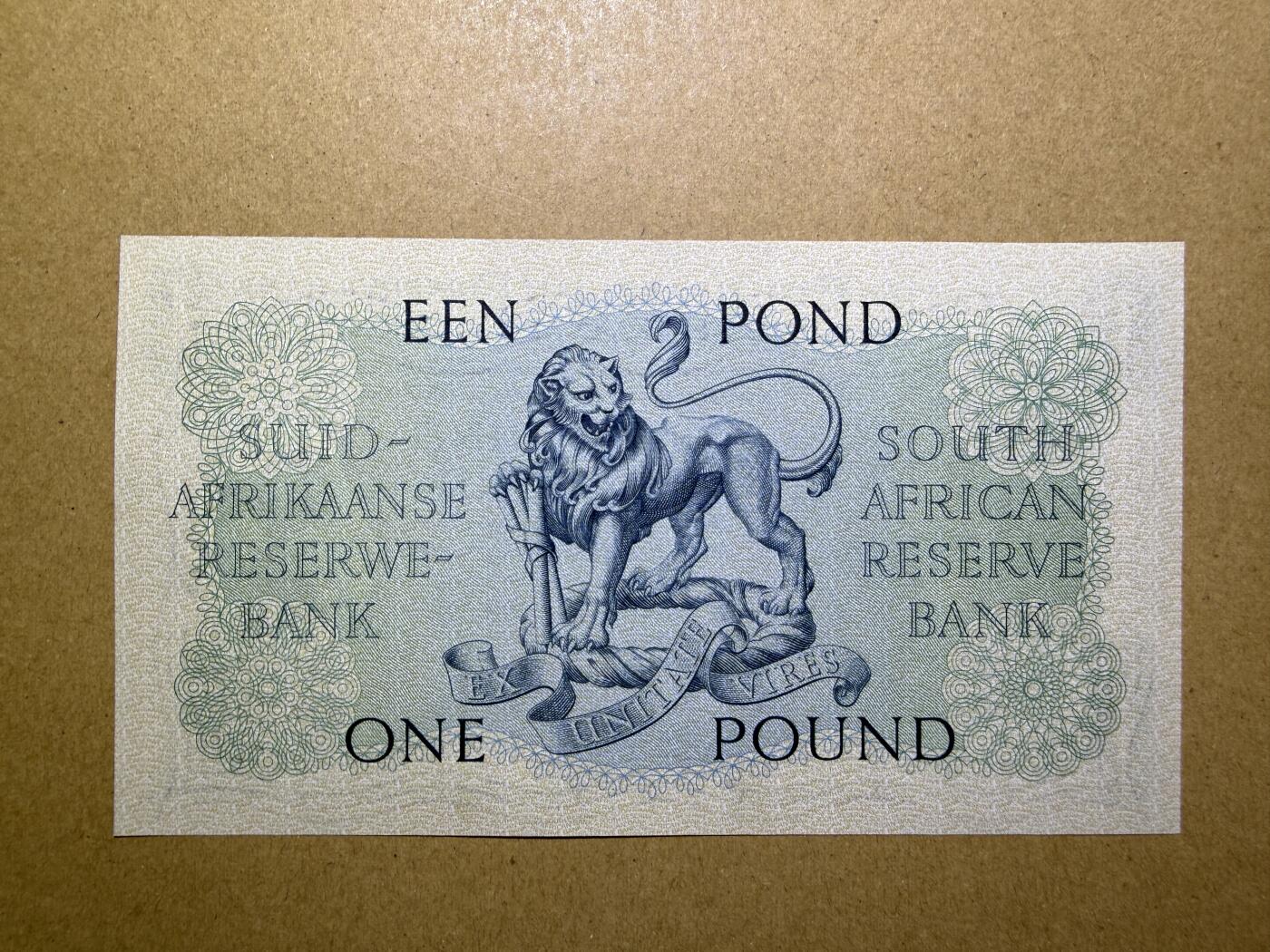 《艾美收藏》第226期-12.28周日外币精品场-蛇年收官 南非1镑 UNC 1955年老版本