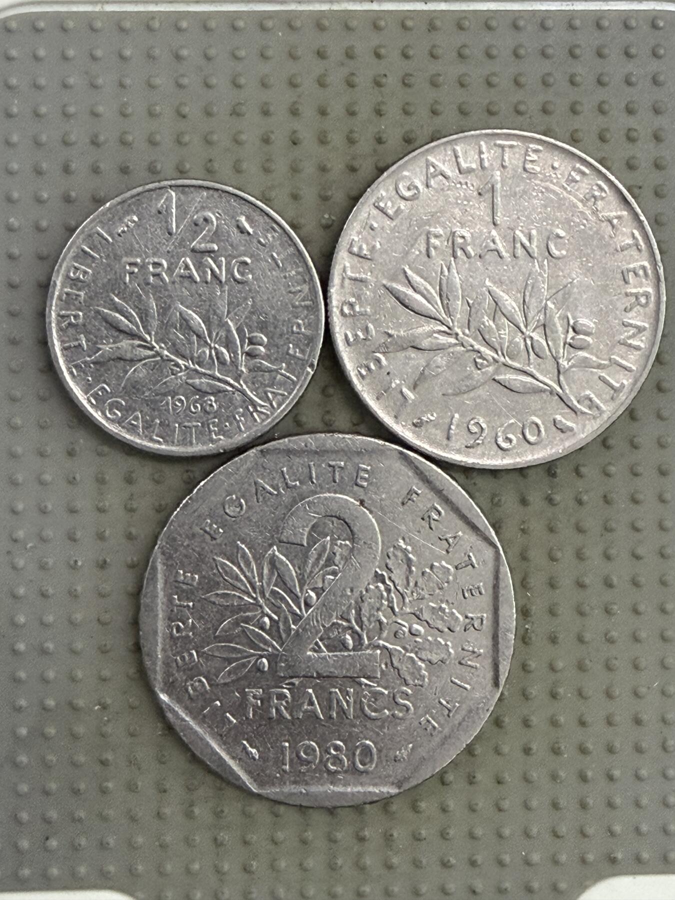 2025年第148场各国散币拍卖（总第148场） 法国3枚