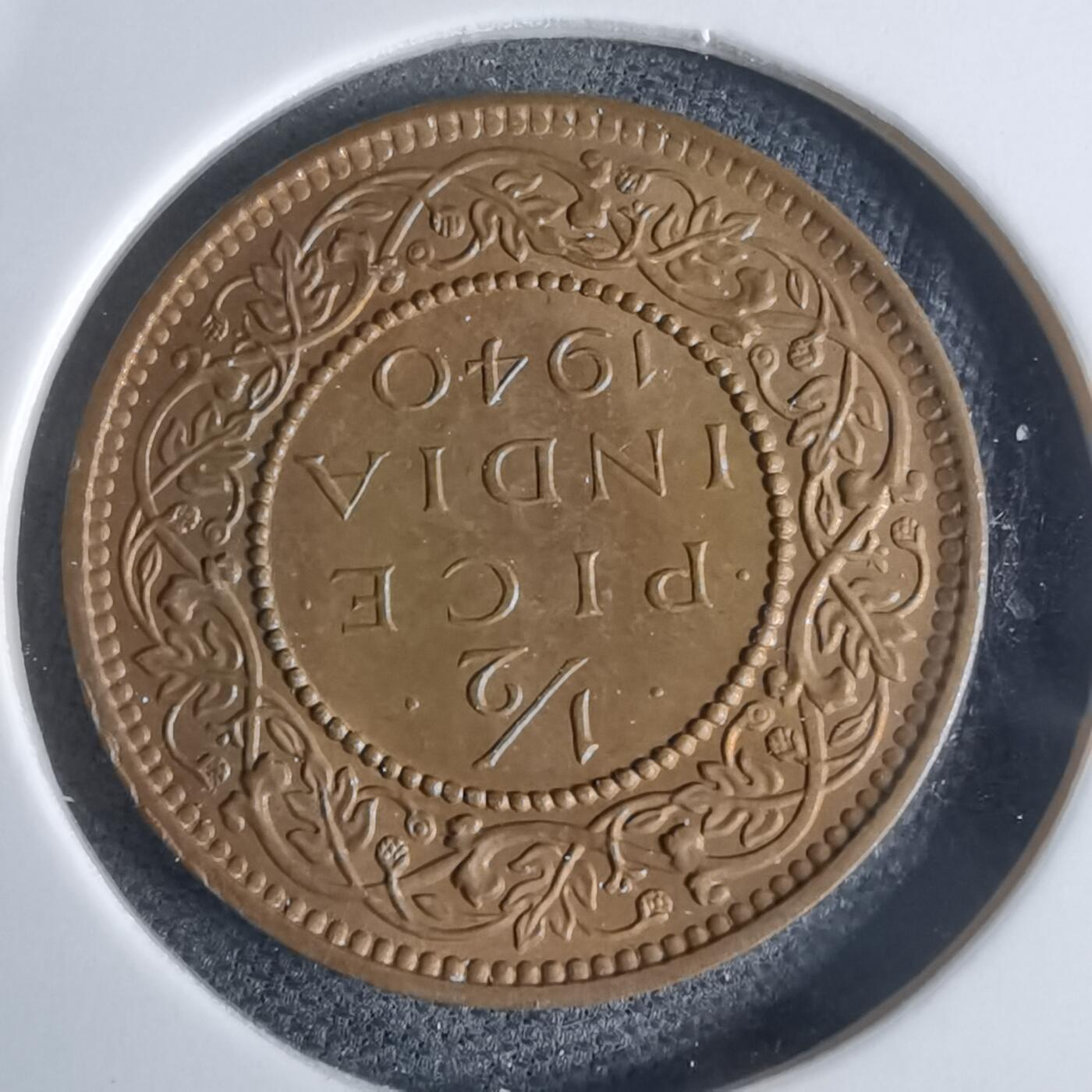 沼泽如烟--第947场 英属印度1940年二分之一派斯