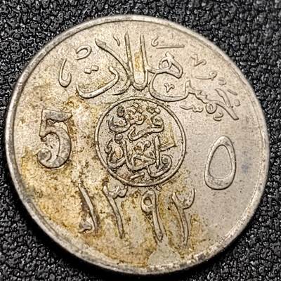 泉币菌-第156场-精品福利场 - 亚洲 沙特阿拉伯5哈拉拉 铜镍合金 