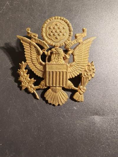 老王徽章第172期 - 美国陆军大檐帽帽徽