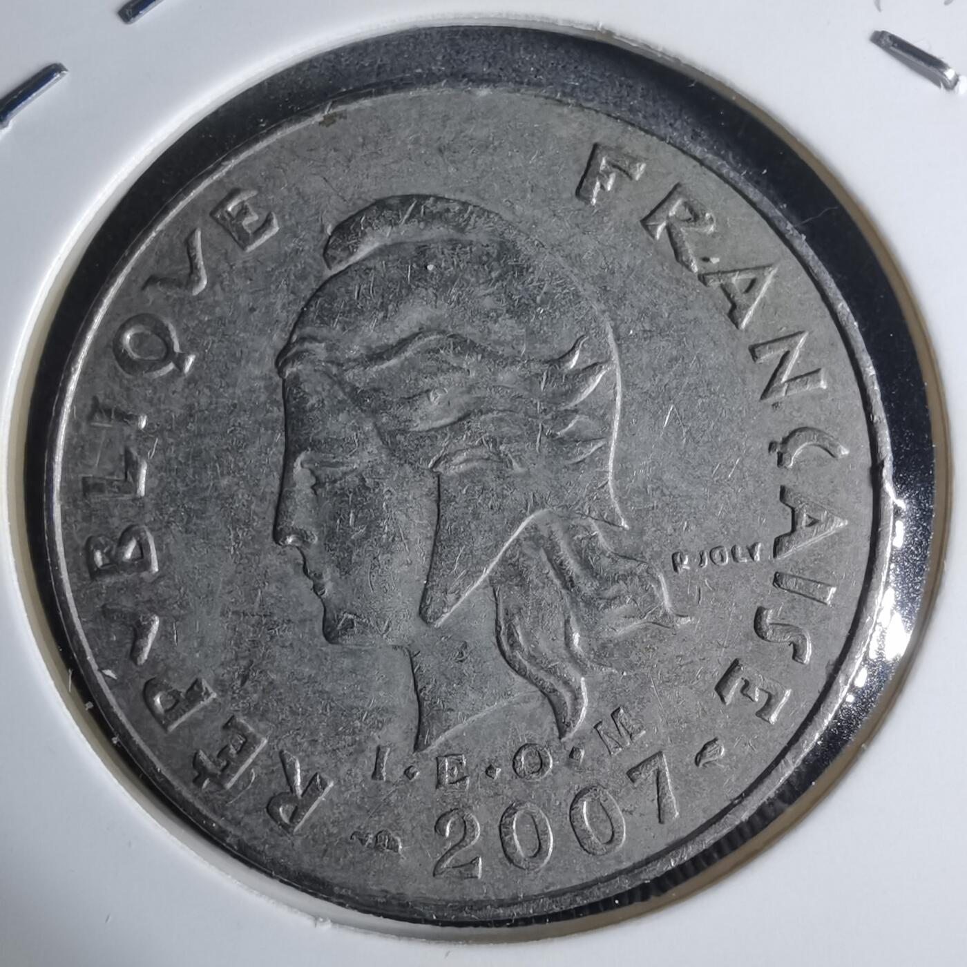 沼泽如烟--第947场 法属波利尼西亚2007年20法郎