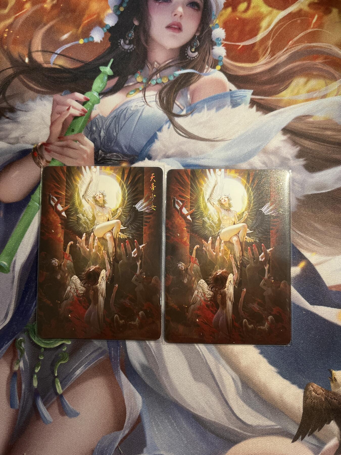 欢迎送拍、零成本上架，释放现金流，合理分配上拍卡品 【普卡兑换卡一对】st刷子 天帝少女（原画）焱卡文化&神话中国3
