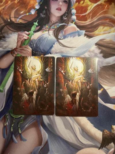 欢迎送拍、零成本上架，释放现金流，合理分配上拍卡品 - 【普卡兑换卡一对】st刷子 天帝少女（原画）焱卡文化&神话中国3