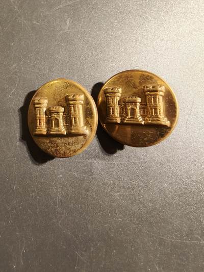 老王徽章第172期 - 美国工兵领章一组