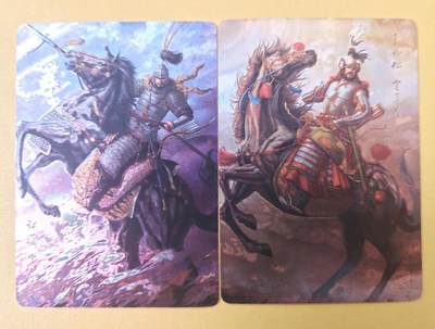 趣卡卡拍No.22期（无佣金免手续费，分享成交有奖） - 【光矅特卡】燎原文化 燎原水浒 光矅 张辽+李如松