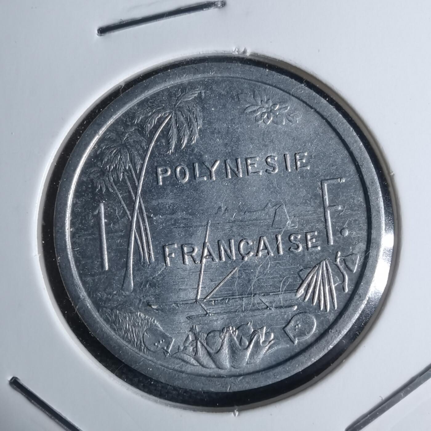 沼泽如烟--第947场 法属波利尼西亚1965年1法郎