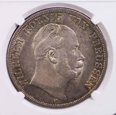 NGC-MS62 1867普鲁士大鹰2泰勒大银币 - NGC-MS62 1867普鲁士大鹰2泰勒大银币