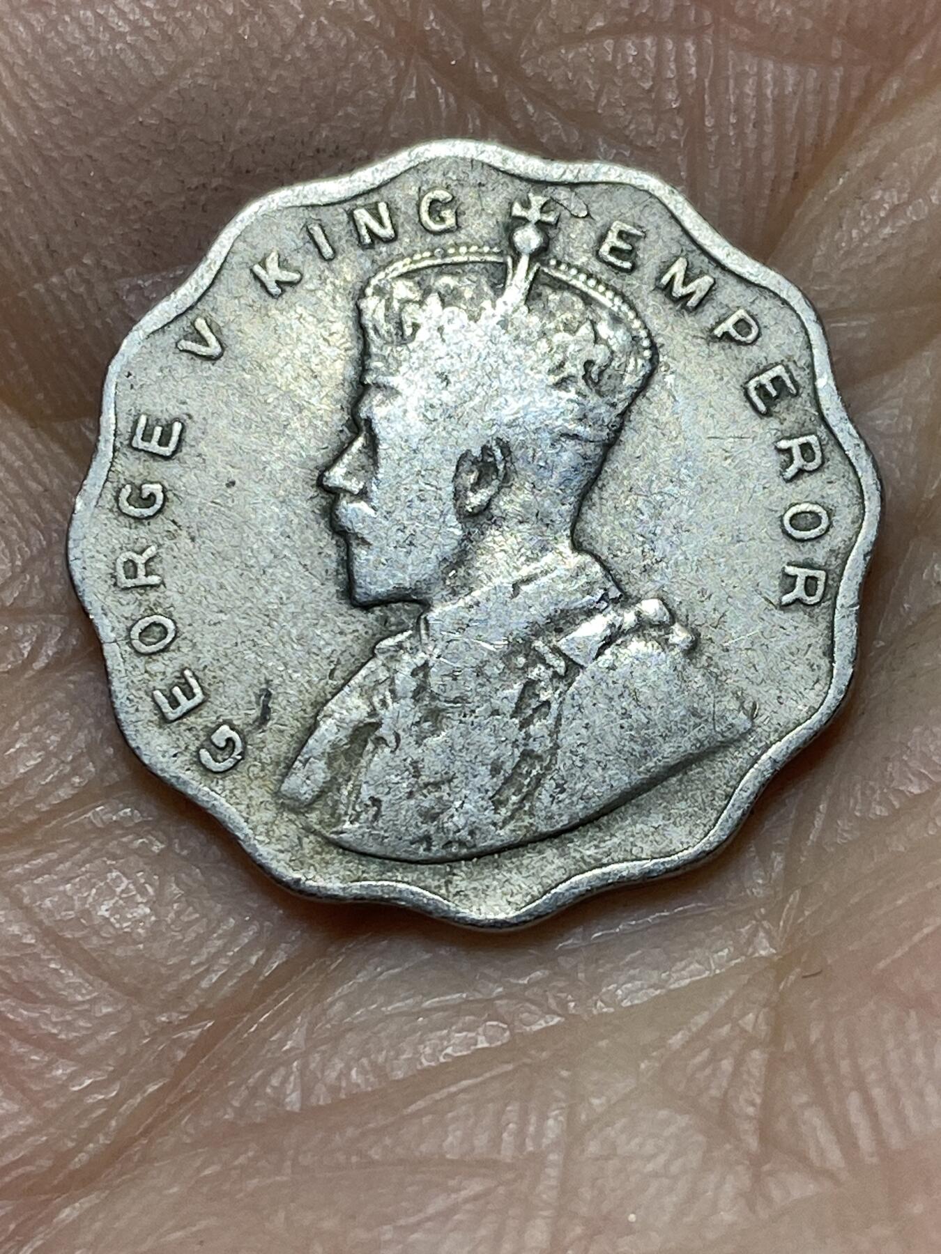 2025年第一百四十三场(总第一百六十九场）外国好品散币场(免佣金) 英属印度1935年1安娜(乔治五世时期，带点B版孟买造)