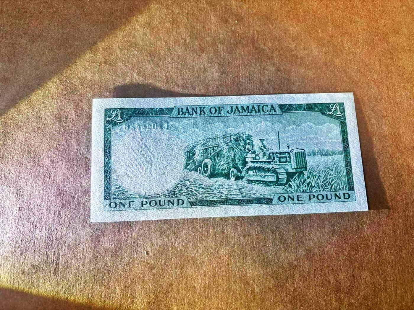 【Blue Auction】世界纸币精拍第769期——18级TOP拍卖/信誉/品质/专业/高效💫 牙买加 1960年 与前两拍均不同签名 1镑 女王 AU品相