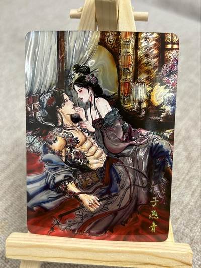 喜灰玩卡第二期免佣金（有需要代拍的卡友可联系免佣金） - 墨婉文化光刻兑换卡梓墨老师绘浪子燕青（30张裸卡兑换的一张）