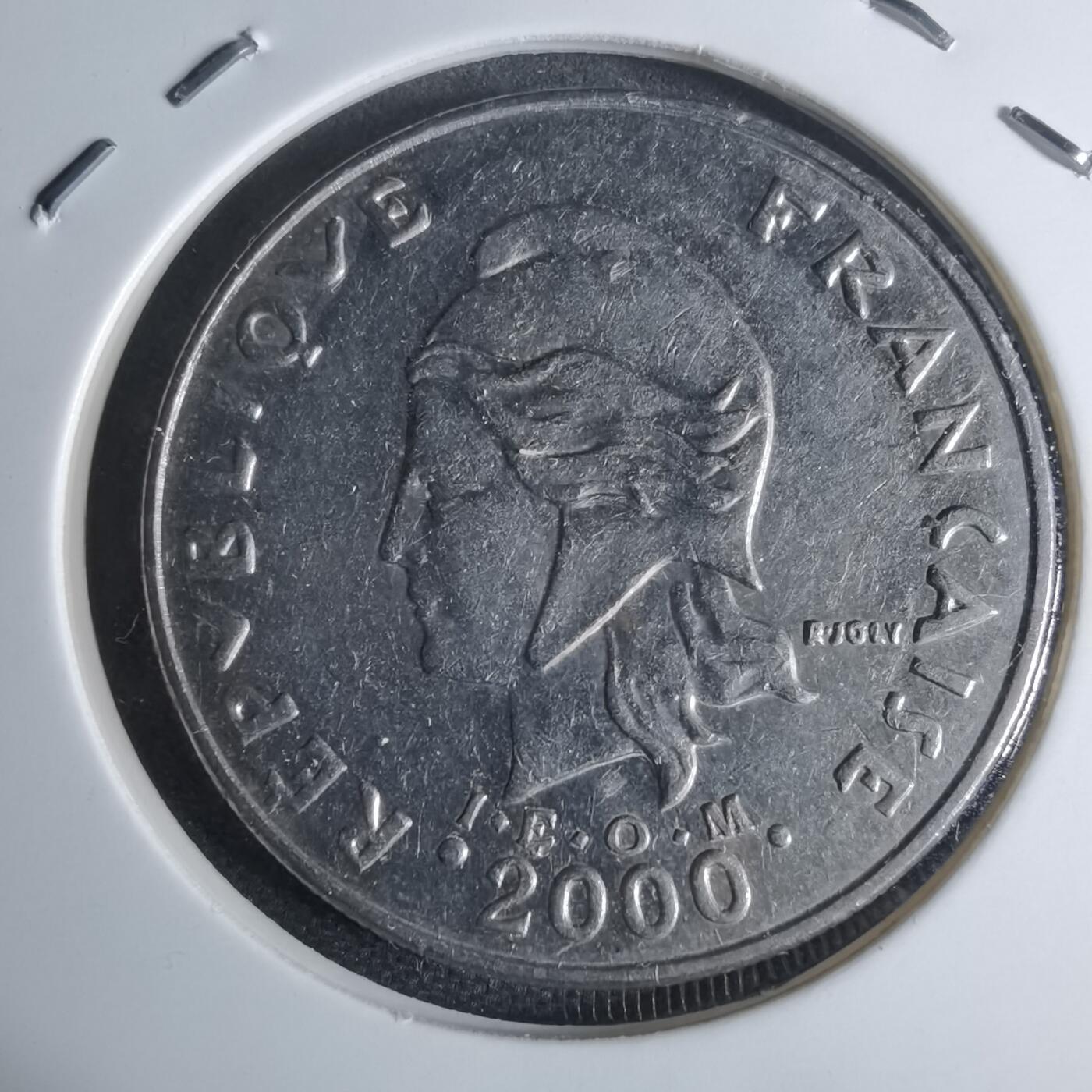 沼泽如烟--第947场 法属波利尼西亚2000年20法郎