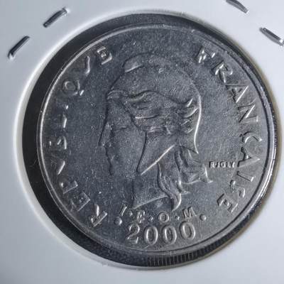 沼泽如烟--第947场 - 法属波利尼西亚2000年20法郎