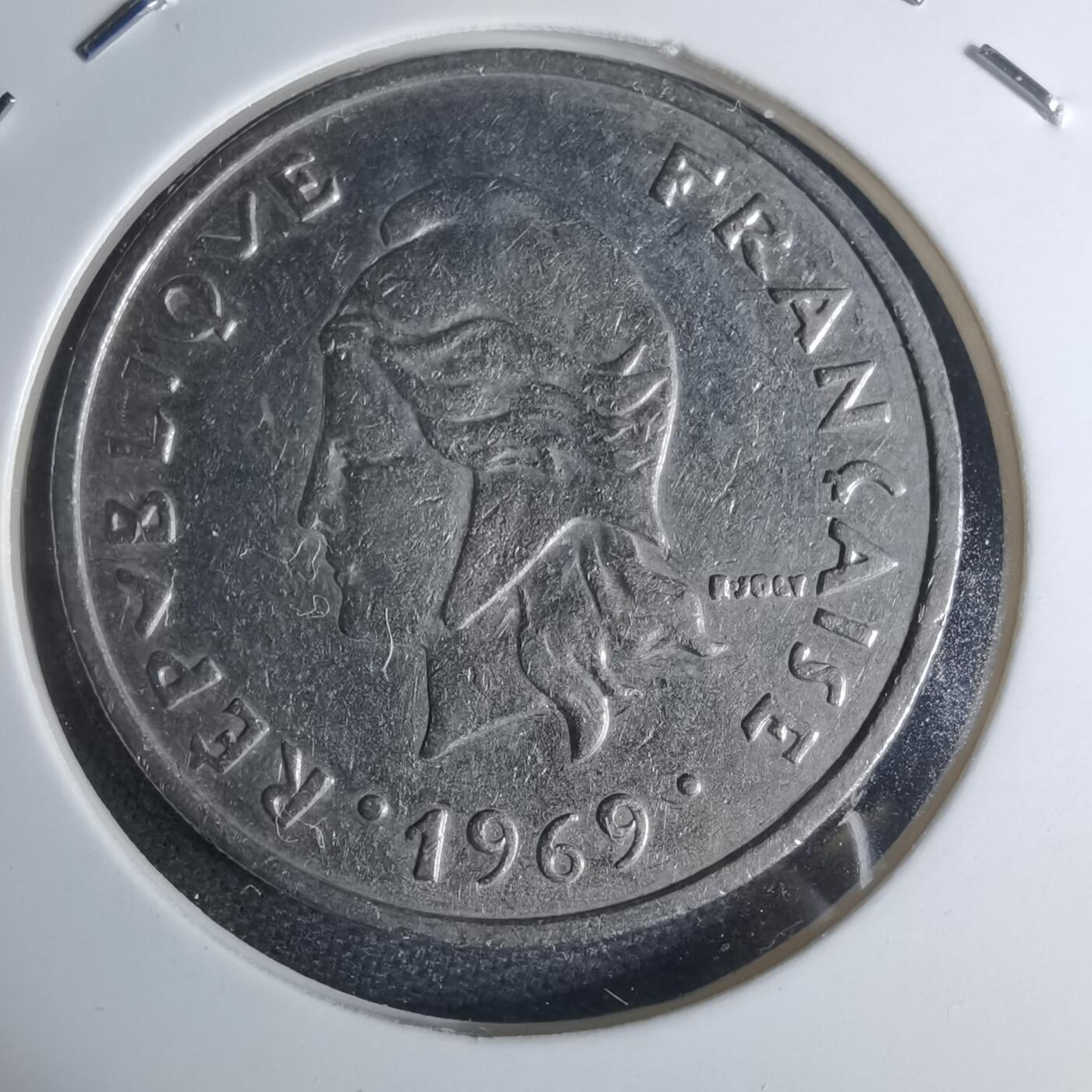 沼泽如烟--第947场 法属波利尼西亚1969年20法郎